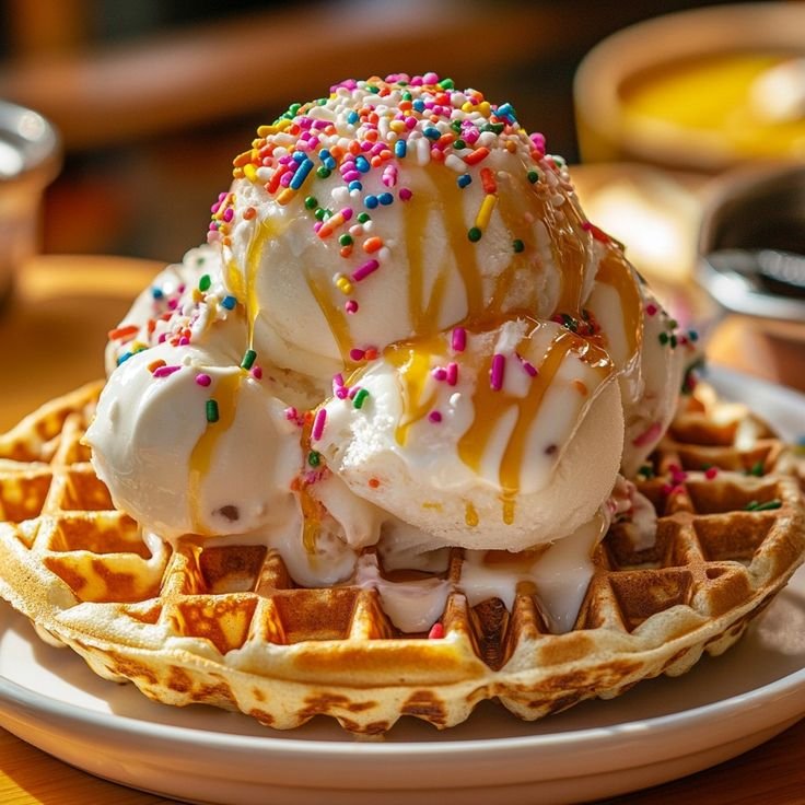 Waffle & Ice Cream
