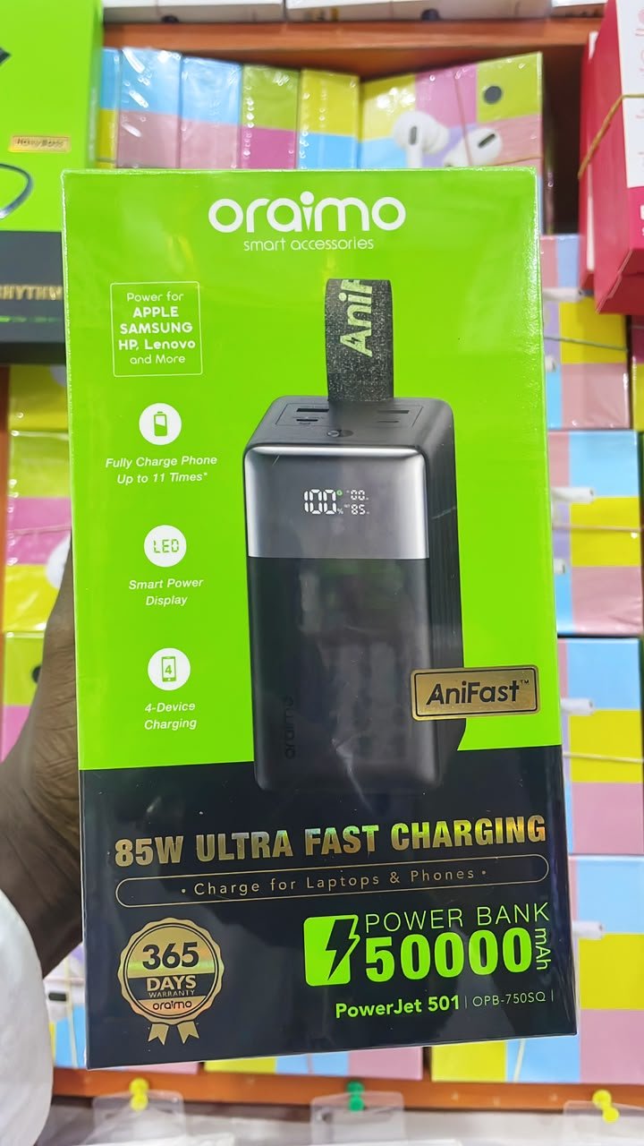 Oraimo power bank 20,000mah