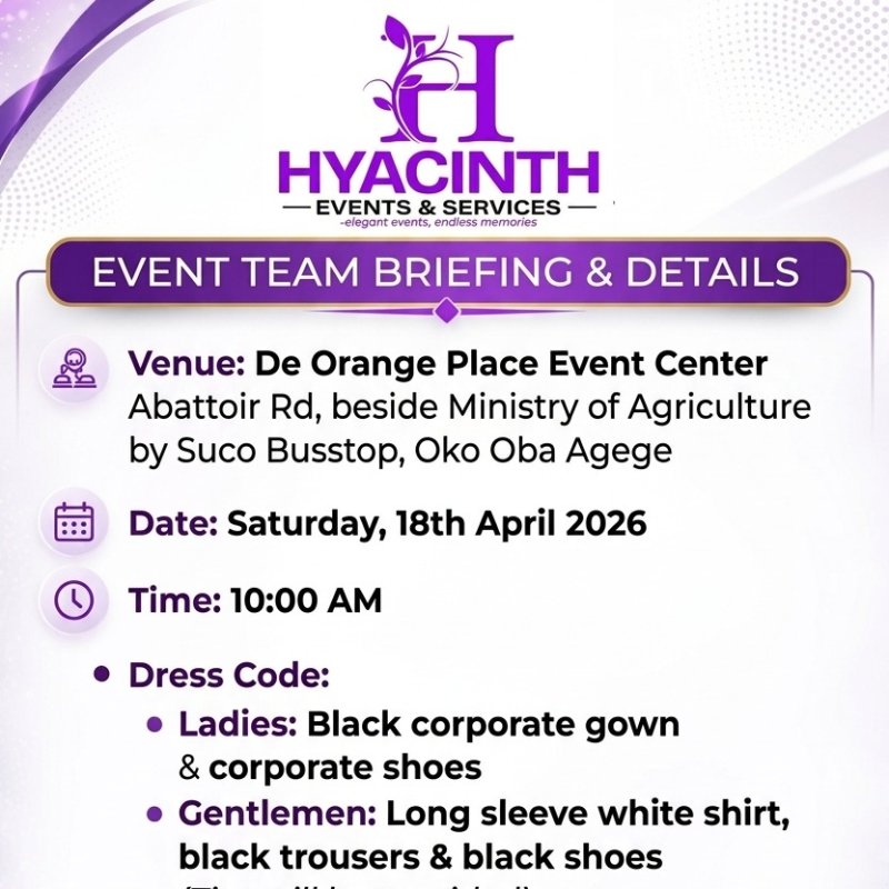hyacinth event team course