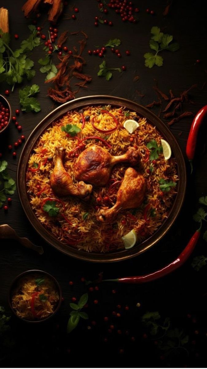 Jollof rice with chicken
