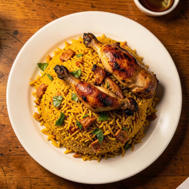Smoky Party Jollof with Grilled Chicken