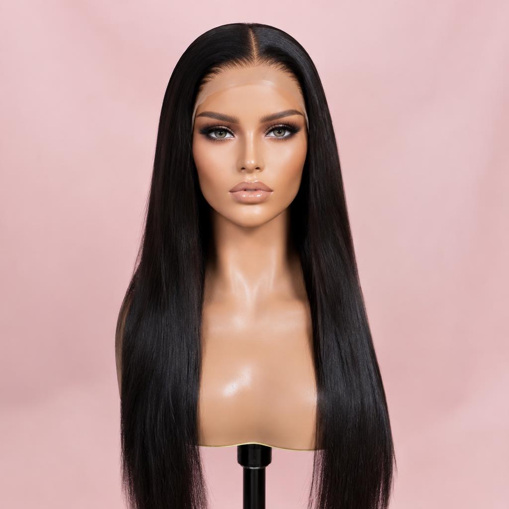 Silk Straight Frontal, 24 inch