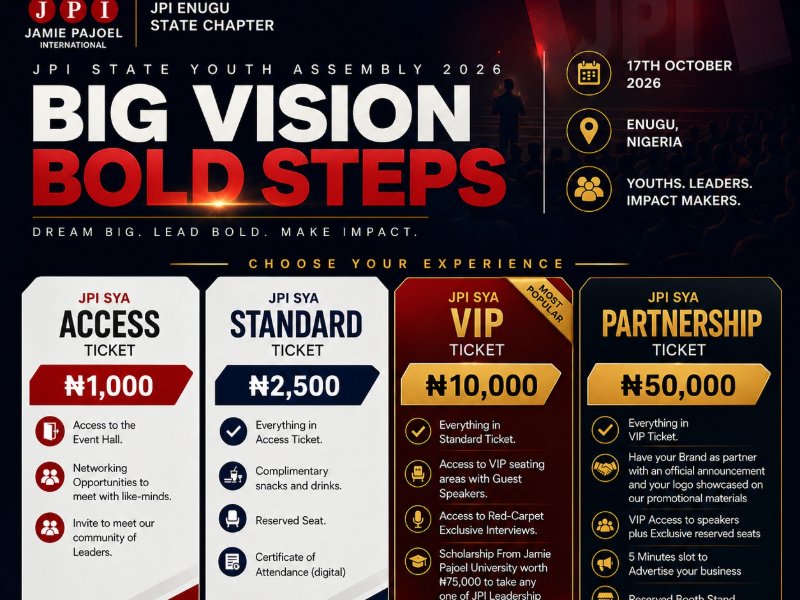 JPI Enugu State Youth Assembly